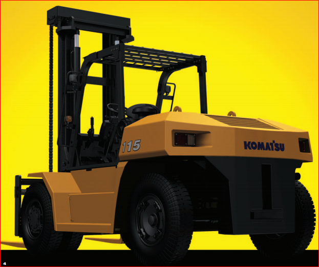 Xe nâng dầu diesel Komatsu 20T- FD200